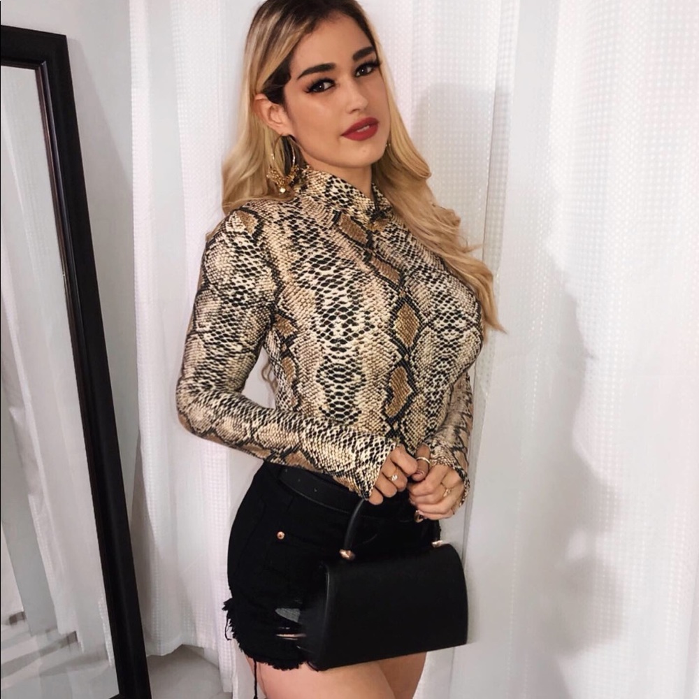 Snakeskin bodysuit 🐍